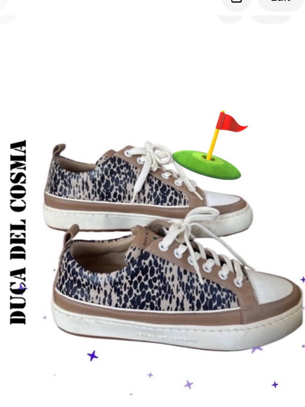DUCA DEL COSMA WOMENS GOLF SHOES 39 OR 8.5
